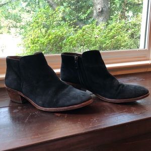 Sam Edelman Petty Boot in Black Suede
